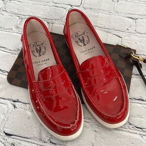 Cole Haan read Patton, leather loafer